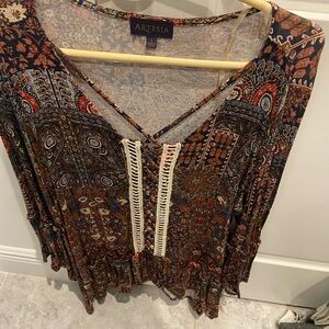 Women's Bohemian Top - Multicolor
